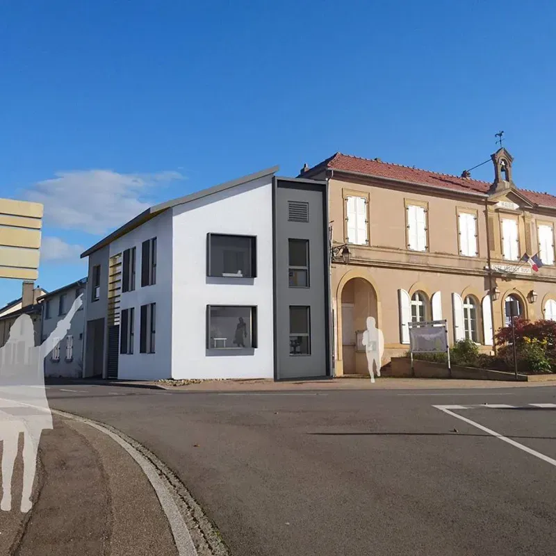 Extension d'une mairie